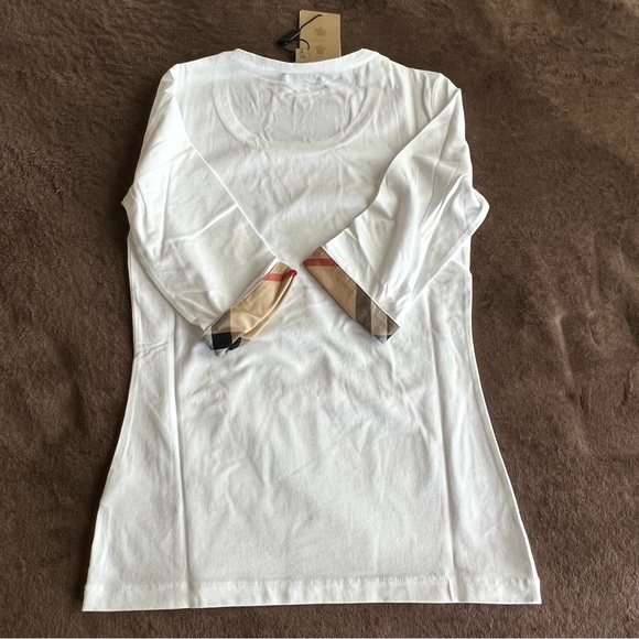 NEW BURBERRY 3/4 SLEEVE TOP - Picture 7 of 7